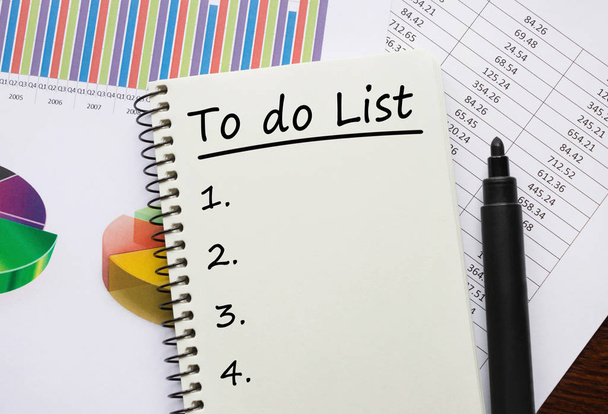 Notebook with To Do List, concept - Φωτογραφία, εικόνα