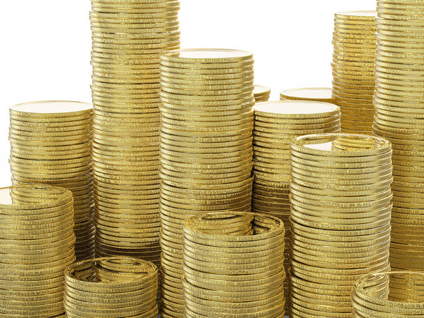 stack of gold coins - Photo, Image