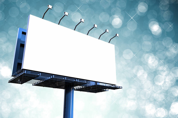 prázdné bílé billboard - Fotografie, Obrázek