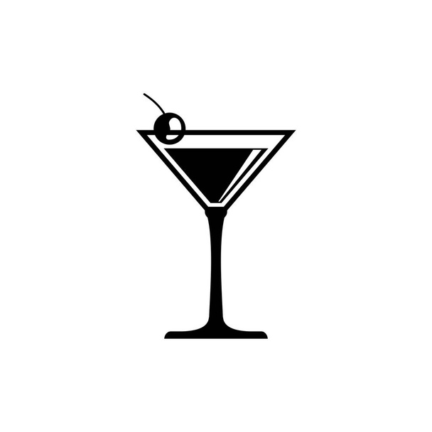 Cocktail glass cup - Vector, Image