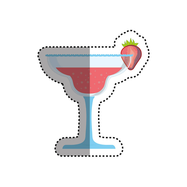 Bicchiere da cocktail tazza
 - Vettoriali, immagini