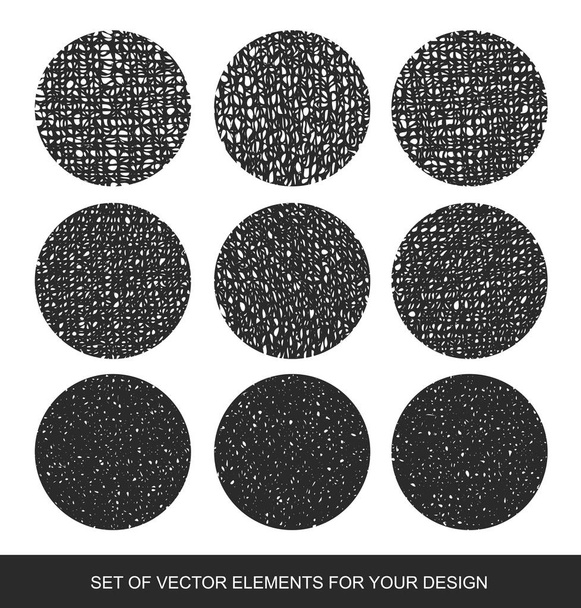 Gradient Shading Vektor-Elemente. Sammlung isolierte Texturen,  - Vektor, Bild