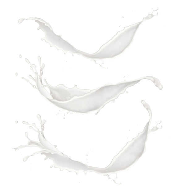 Milk splashes - Foto, imagen