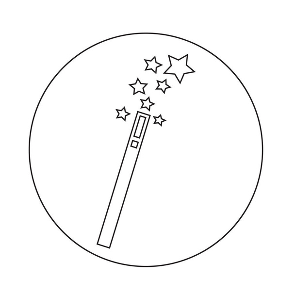 abstraktní kouzelná hůlka ikona - Vektor, obrázek