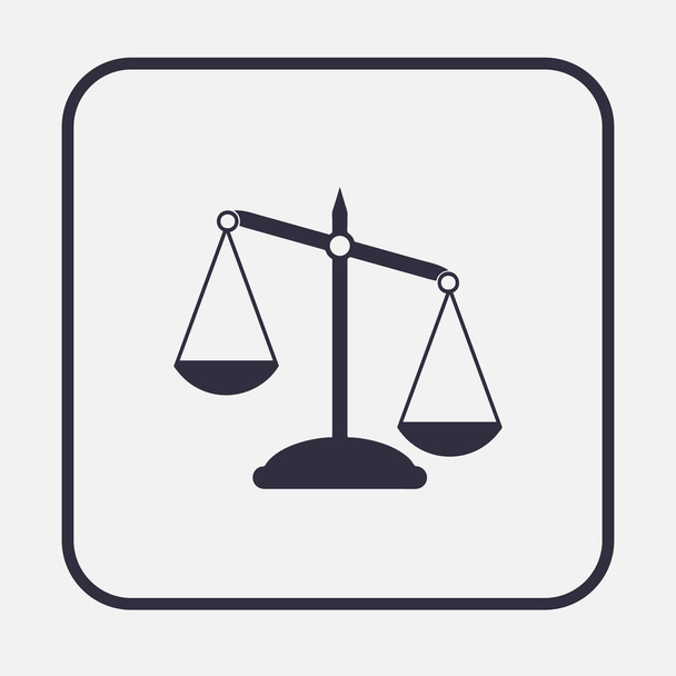 Pictogramme des échelles de justice
 - Vecteur, image
