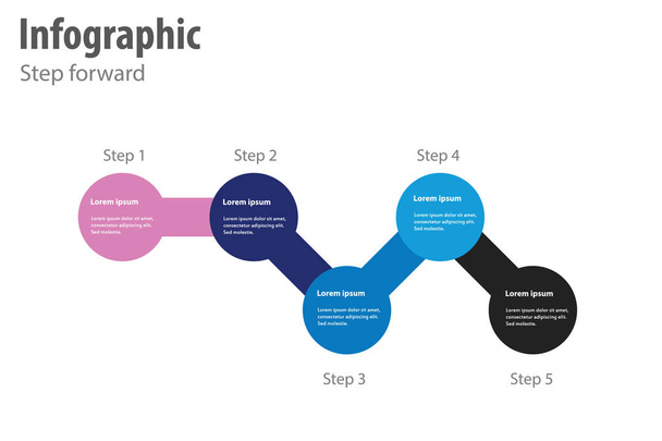 infografía, diagrama de flujo de trabajo
 - Vector, imagen