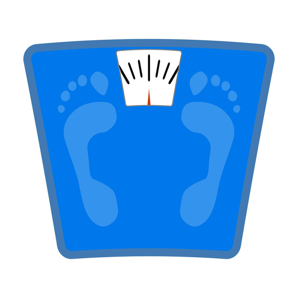 Scale icon flat - Vector, Image