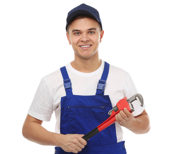 Young handsome plumber - Photo, Image