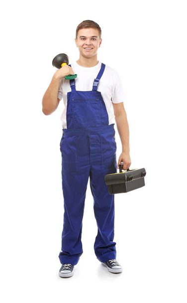 Young handsome plumber - Zdjęcie, obraz
