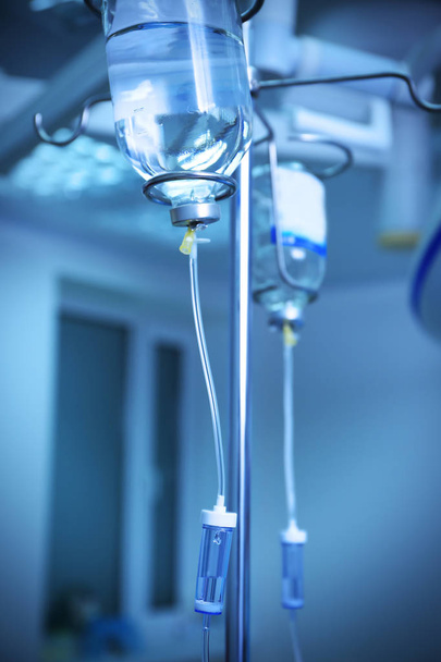 Infusion drip in hospital - Photo, image
