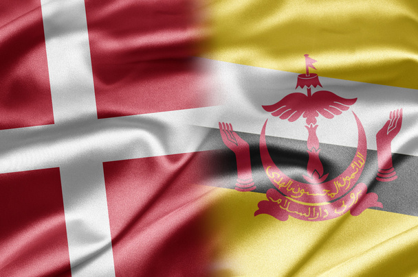 Denmark and Brunei - Photo, Image