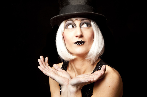 cabaret performer portrait - Φωτογραφία, εικόνα
