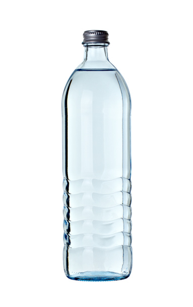 woda w szklane butelki napój - Zdjęcie, obraz