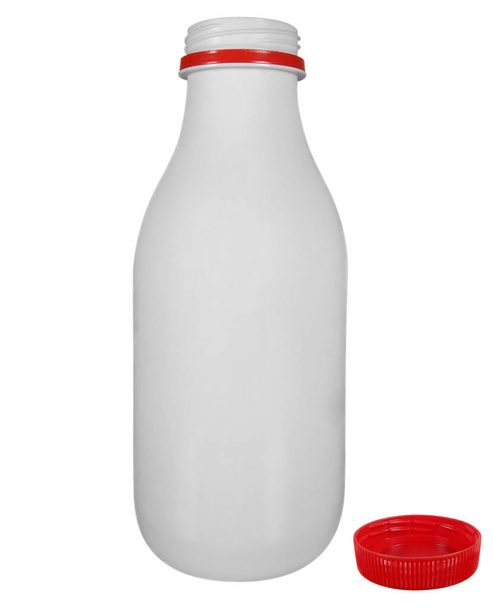 Bottle of milk isolated - opened - Foto, Imagem