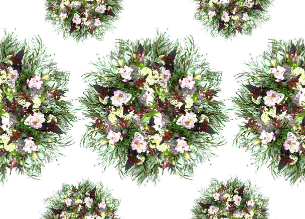 Stylized background floral seamless pattern - Valokuva, kuva