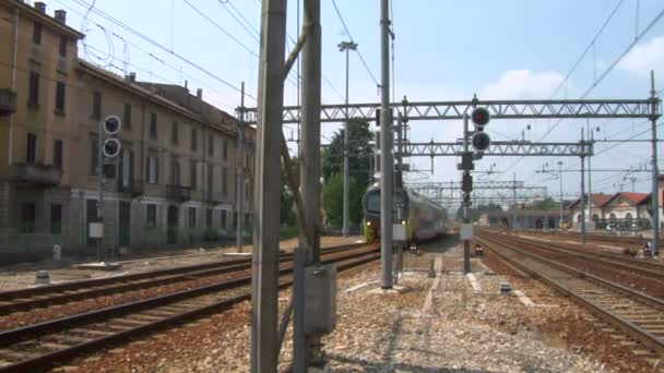 Σιδηροδρομικό σταθμό του Μιλάνου (Ιταλία) - Πλάνα, βίντεο