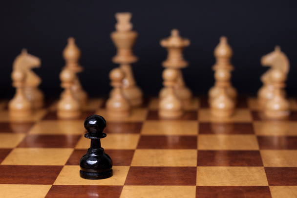 Chess racism - Foto, Imagem