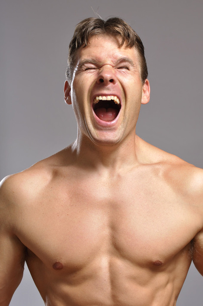 Křičící muž - Fotografie, Obrázek