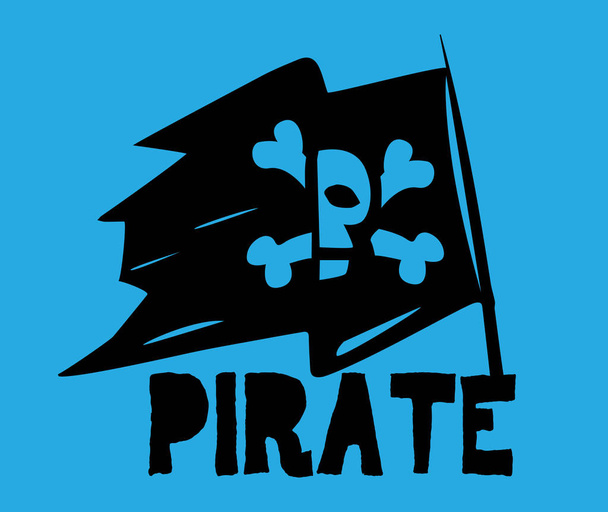 Pirate Logo Concept - Διάνυσμα, εικόνα