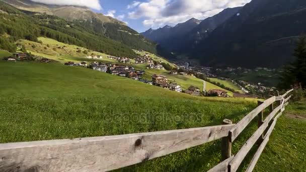 Zeitraffer von Slden in den Oetztaler Alpen - Πλάνα, βίντεο