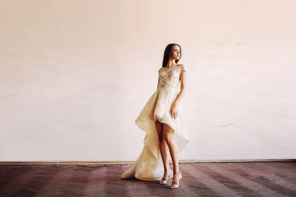 Novia en vestido de novia en estudios de lujo
 - Foto, imagen