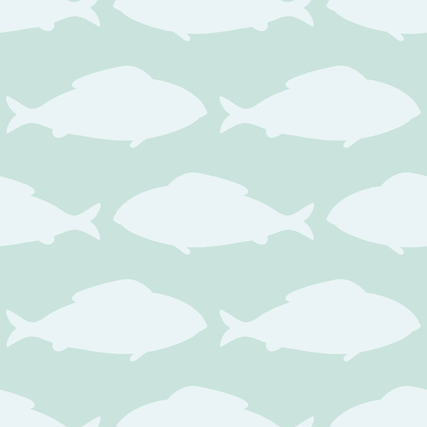 Sea collection seamless pattern - Vettoriali, immagini