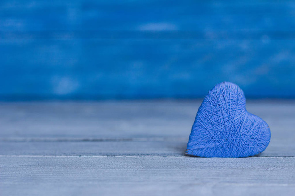 corações de amor em fundo de textura de madeira, Valentim conceito de cartão de dia
. - Foto, Imagem