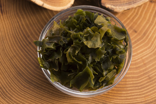 soaked wakame seaweed, japanese food - Photo, Image
