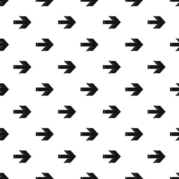 Right arrow pattern, simple style - Vector, afbeelding