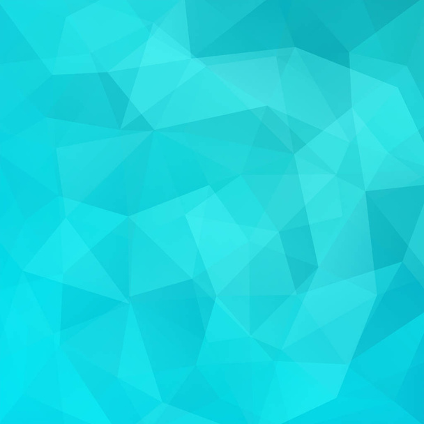 Fondo abstracto formado por triángulos azules. Diseño geométrico para presentaciones de negocios o volante de banner de plantilla web. Ilustración vectorial - Vector, imagen