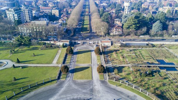 Villa Reale garden, Monza, Italie
 - Photo, image