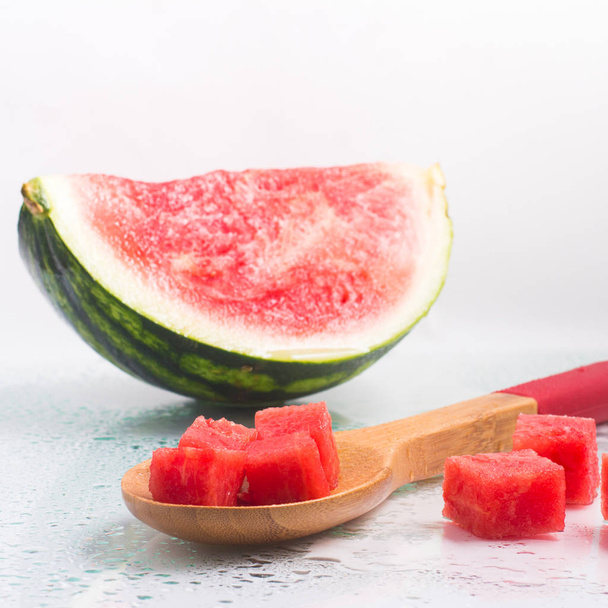 Refreshing Watermelon Pieces - Φωτογραφία, εικόνα