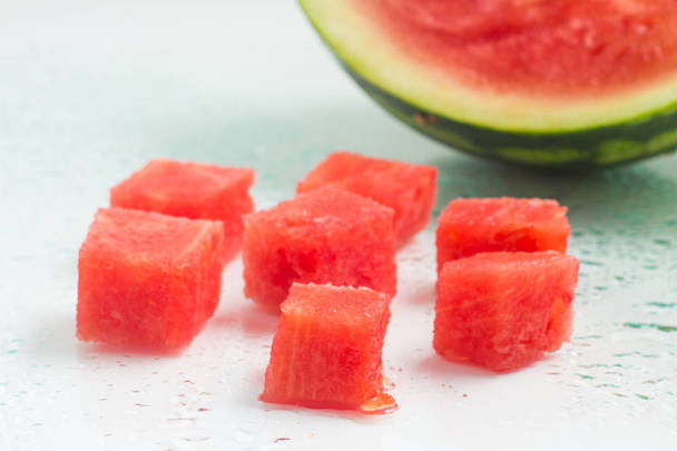 Refreshing Watermelon Pieces - Fotoğraf, Görsel
