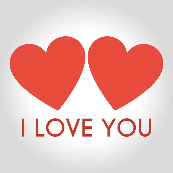 Coeurs icône symbole de l'amour sur la Saint-Valentin
. - Vecteur, image
