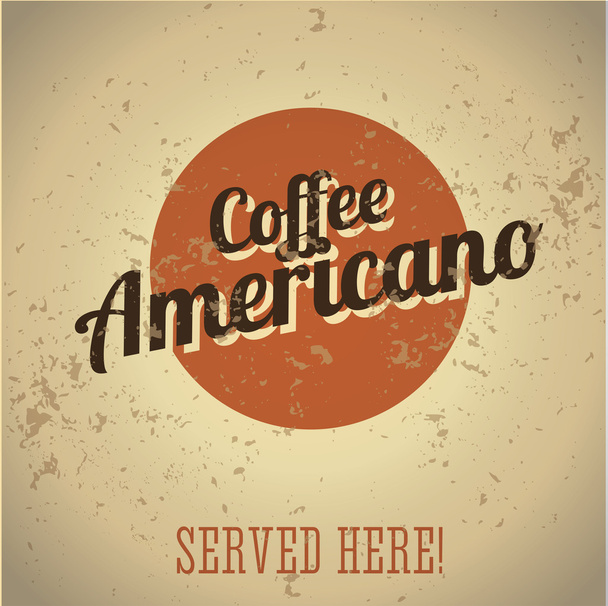 Espresso vintage sign - Vector, Image