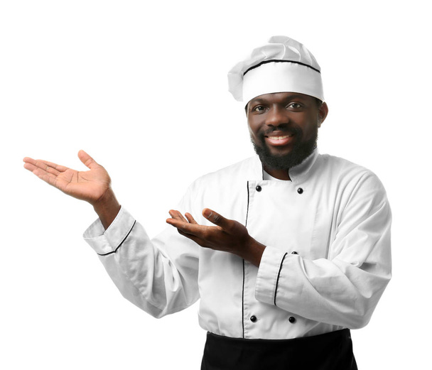 African American chef   - Фото, зображення