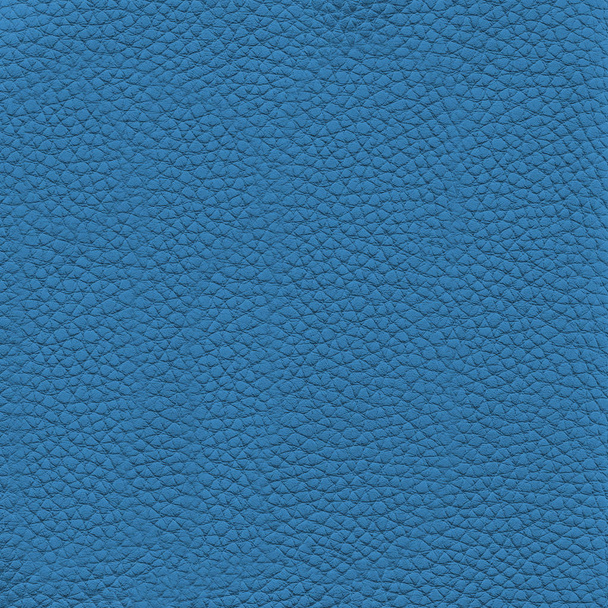 blue leather texture as background  - Foto, Bild