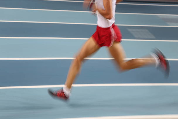 Blured athletes running - Photo, Image