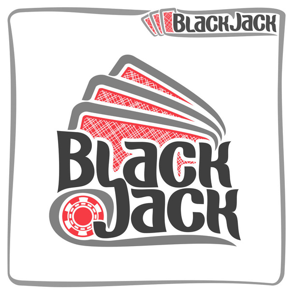Wektor logo Black Jack - Wektor, obraz