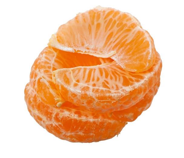 Mandarine isolée sur fond blanc, fruits
. - Photo, image