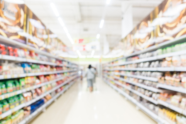 Absztrakt blur szupermarket és a kiskereskedelmi áruház - Fotó, kép