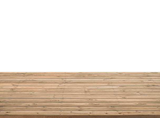 wooden floor with white background - Fotografie, Obrázek