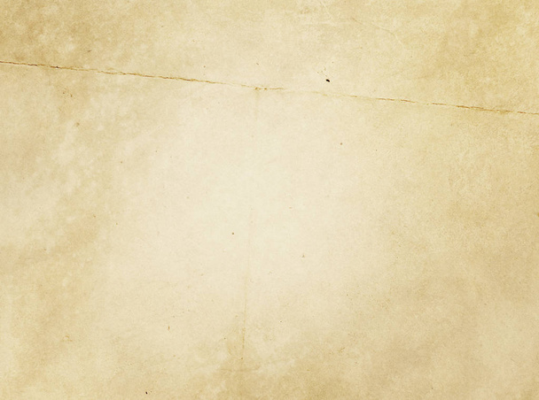 Old yellowed and stained paper texture. - Photo, Image