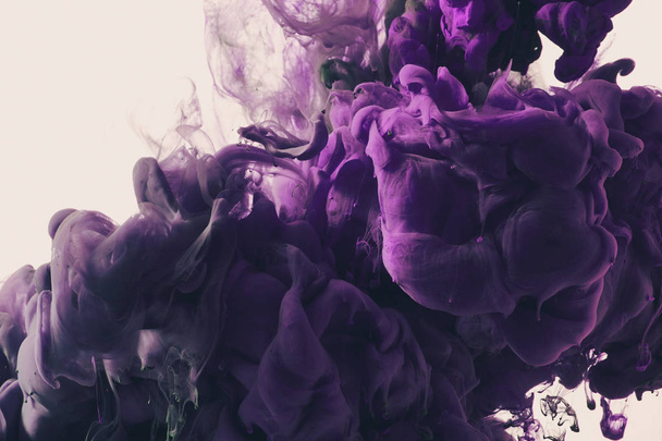Splashes of purple paint - Photo, Image