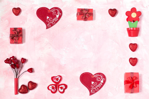 Feestelijke achtergrond van Valentijnsdag  - Foto, afbeelding