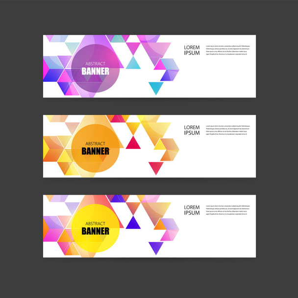 Modern Design template banners - Vector, Image