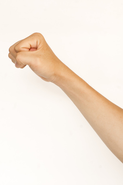 isolated fist with arm - Foto, imagen