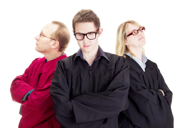 Tres juristas
 - Foto, imagen