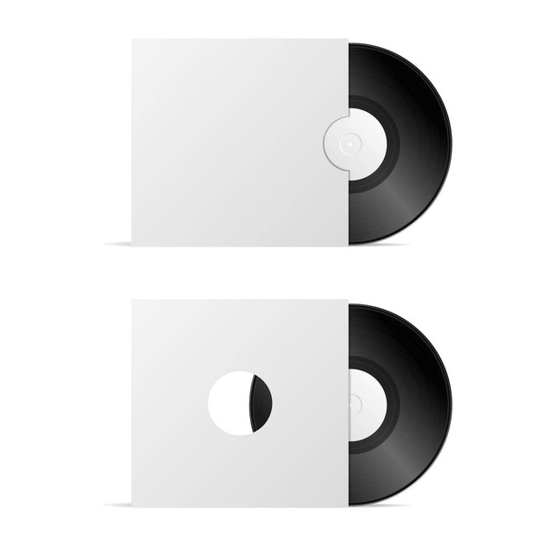 Vinyl Record Blank. Vector - Vector, afbeelding