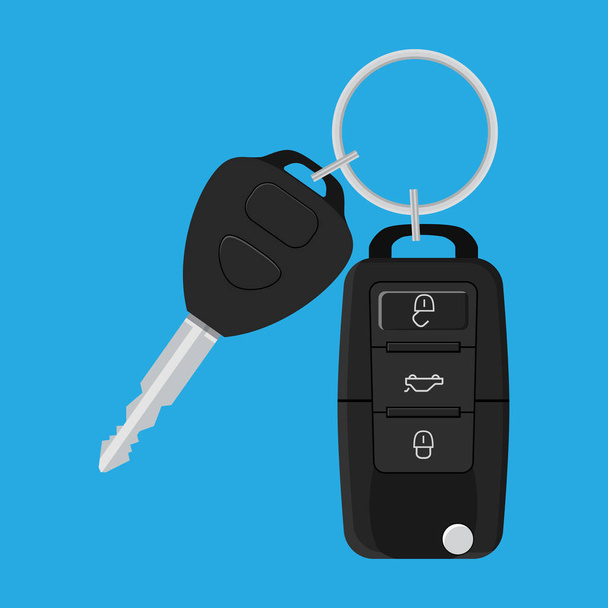 Car Key and of the alarm system. - Vector, Image